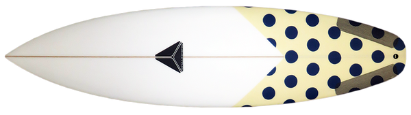 Blue Dots And Classy Creme Tail Dip