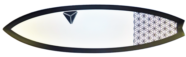 Black Flower Of Life Tail Dip