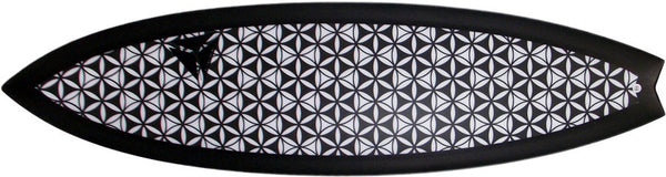 Black And White Inverted Flower Of Life