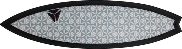 Grey And White Inverted Flower Of Life