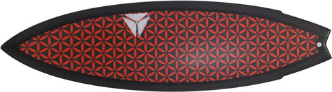 Red Black Inverted Flower Of Life