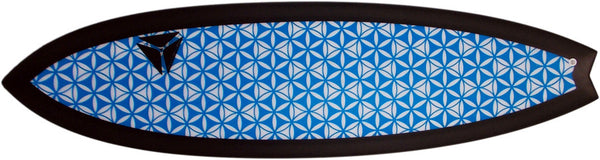 Blue Inverted Flower Of Life