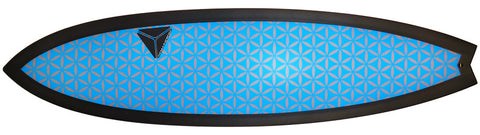 Tweaked Blue Grey Flower Of Life